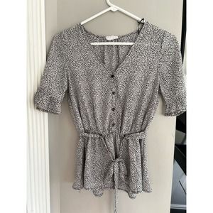 Flowy Cheetah Spring Top XS